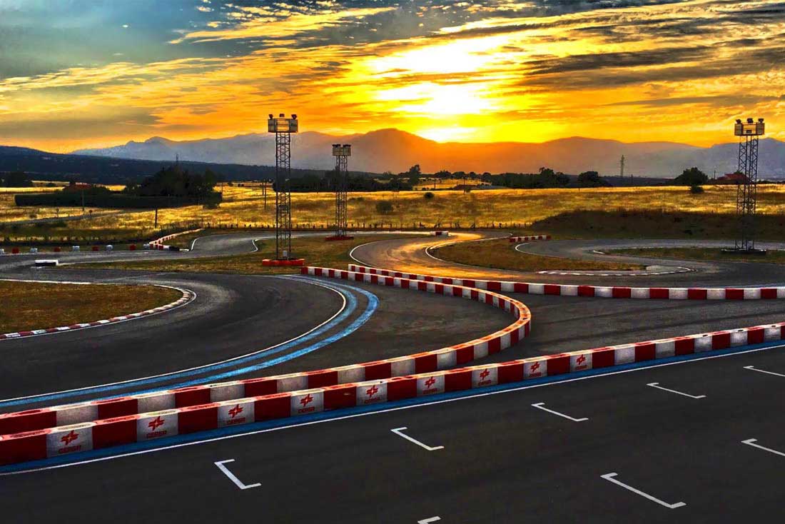 circuito outdoor de karting en madrid